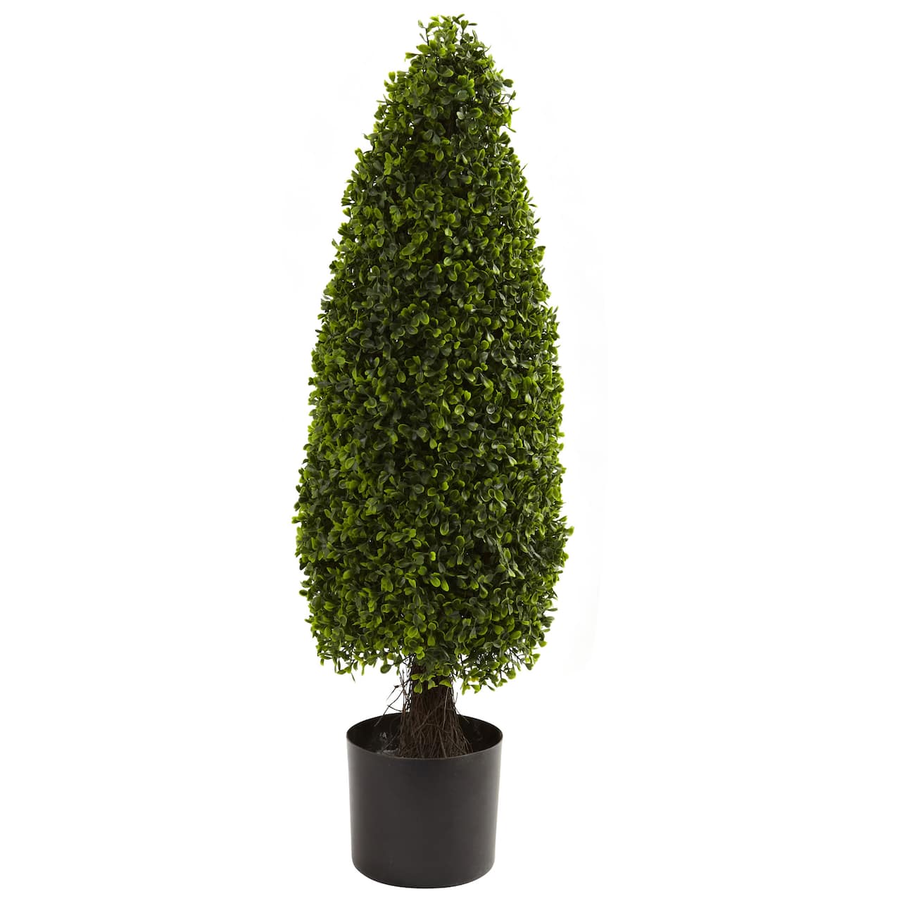 3ft. Artificial Boxwood Tower Topiary UV Resistant (Indoor/Outdoor)